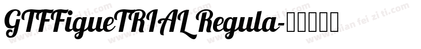 GTFFigueTRIAL Regula字体转换